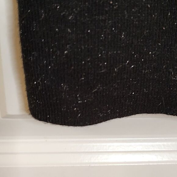 Boden Aurelie Sparkle Long Sleeve Sweater Top Black - Picture 8 of 8